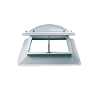 lichtkoepel ventilatie 90x90 met dak opstand