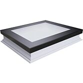 Fakro platdakraam met 4-voudig super isolerend glas DXF DU8 100x100 cm.