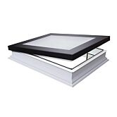 Platdakraam DMF met handmatige ventilatie.