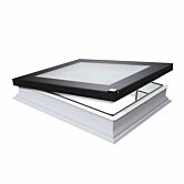 Fakro DEF DU6 100x100 cm platdakraam elektrisch triple glas.