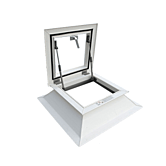 Lichtkoepel met dakbetreding dagmaat 120x120 cm