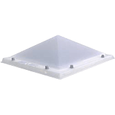 Lichtkoepel piramide enkelwandig acrylaat dagmaat 60X90 cm