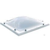 Lichtkoepel vierwandig acrylaat met hoge isolatie waarde 100x100 cm.