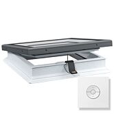LuXtra elektrisch platdakraam met HR ++ glas