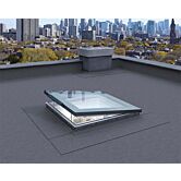 Fakro solar platdakraam elektrisch bediend op zonne-energie 60x90 cm.