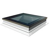 Intura platdakraam met HR++ glas 60x120 cm, vlakke lichtkoepel met hoge isolatie waarde.