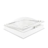 Skylux lichtkoepel met HR++ glas elektrisch bediend 105x105 cm.