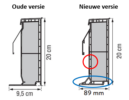 Skylux haakse dakopstand 20/00 EPB